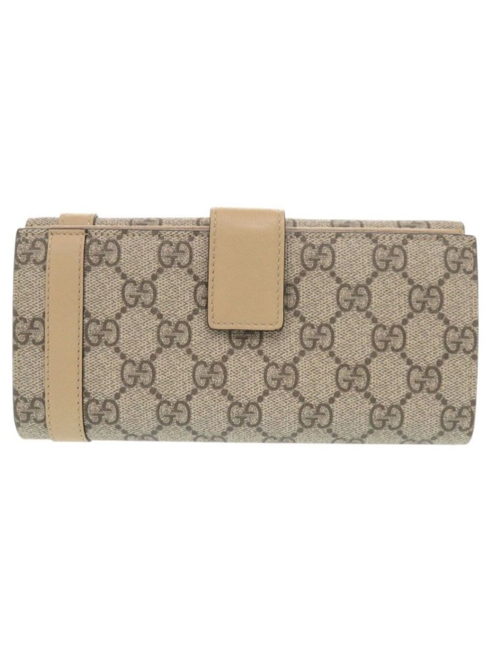 Gucci Nice GG Supreme Leather Beige Wallet - Picture 3 of 10
